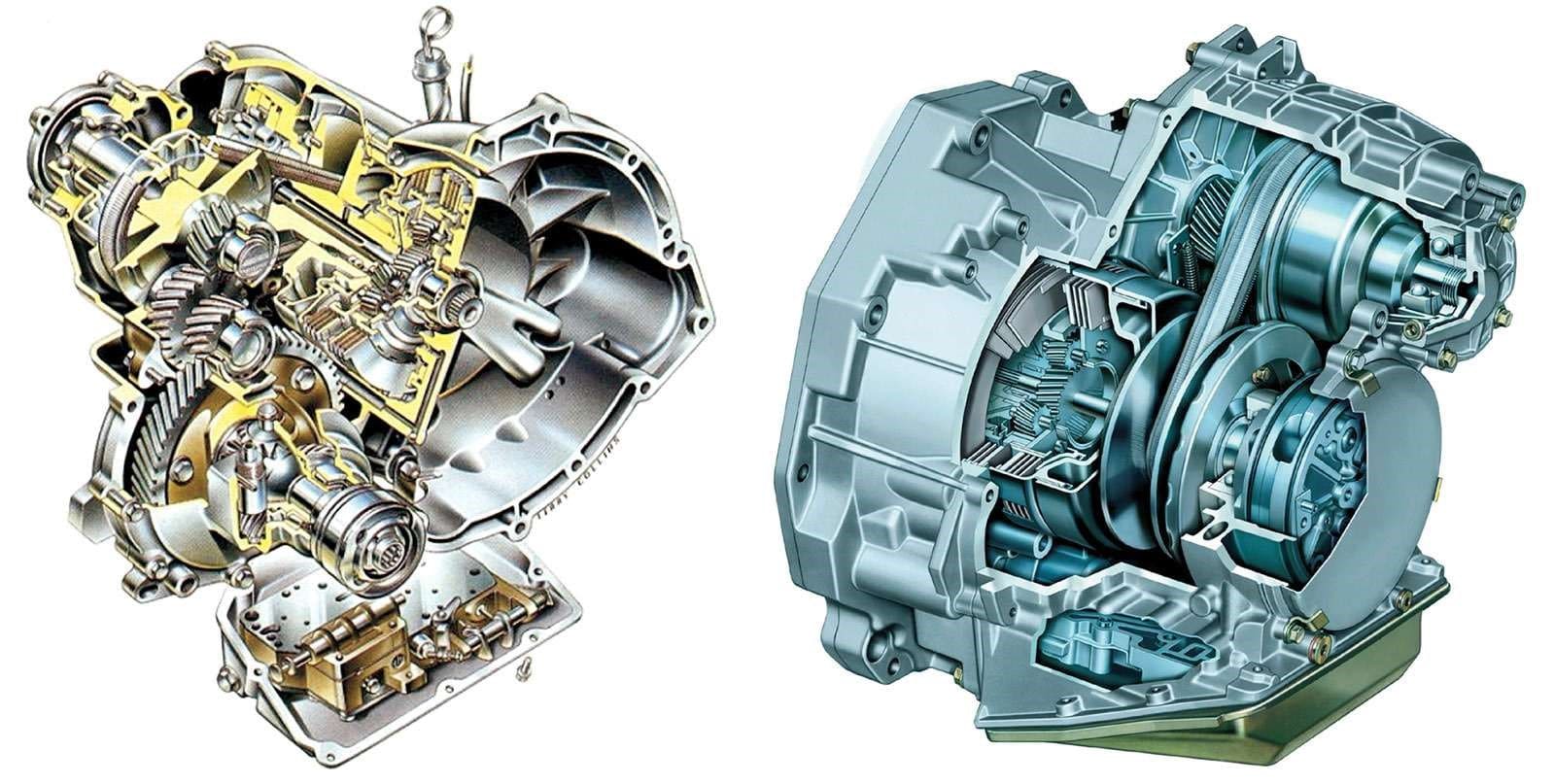 مقایسه گیربکس CVT و DCT